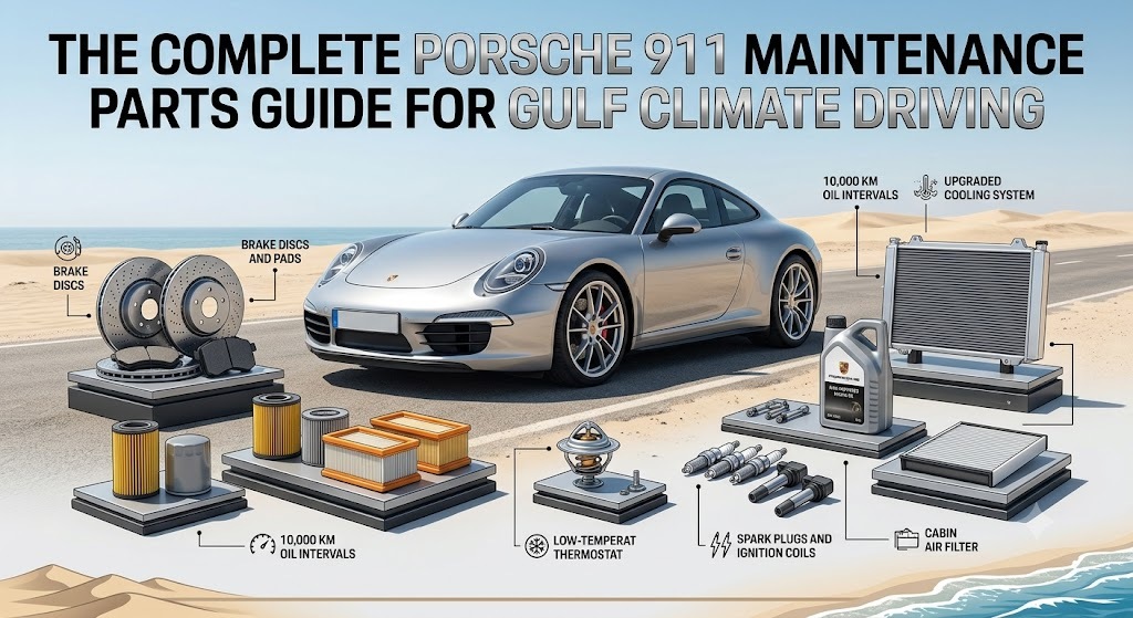 The Complete Porsche 911 Maintenance Parts Guide for Gulf Climate Driving