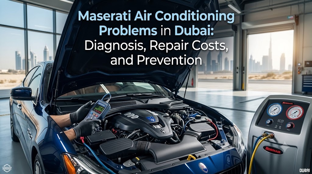 Maserati Air Conditioning Problems in Dubai: Diagnosis, Repair Costs, and Prevention