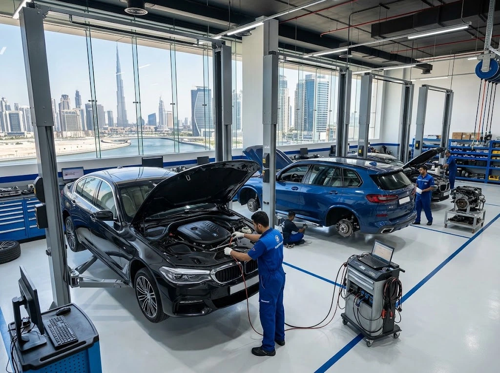 Independent BMW repair and servicing for Business Bay Dubai drivers at BMW Repairs Dubai workshop