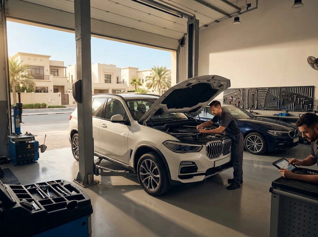 Independent BMW repair workshop serving BMW owners in Jumeirah, Dubai
